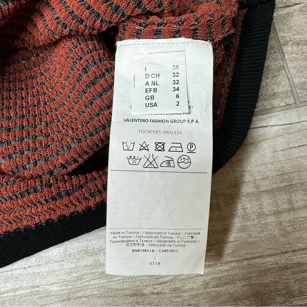 MISSONI Sheer Knit Shirt size 2 - Picture 7 of 7